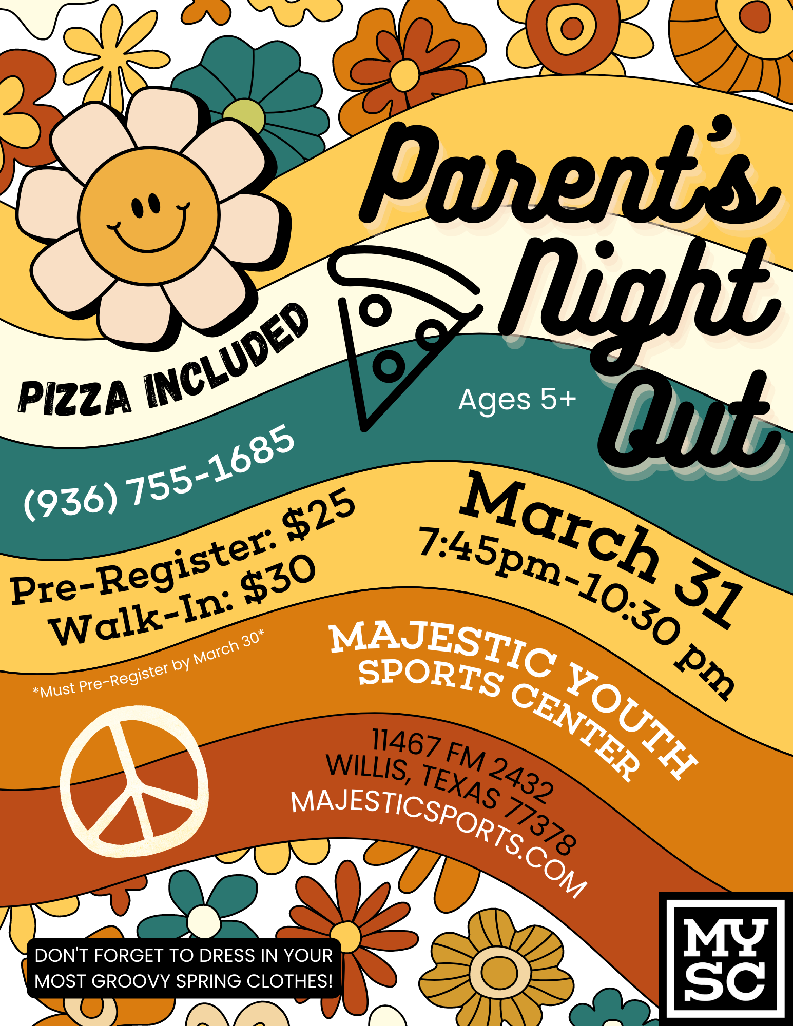 Are you looking for a night out on the town, but need a reliable and fun place for your children to stay? Look no further than the Majestic Youth Sports Center Parents Night Out event on March 31st!