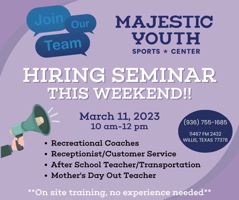 Majestic Youth Sports Center is seeking dedicated individuals to fill several positions. Working as a coach at a MYSC is a rewarding career path for those who are passionate about the sport of gymnastics, cheer, and dance. As a coach, you will have the opportunity to work with a diverse group of gymnasts, from beginners to advanced athletes, and help them reach their full potential.